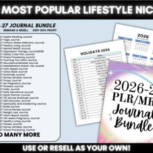 15,000+ Canva Templates Bundle PLR MRR – Editable Planners, Journals & Trackers