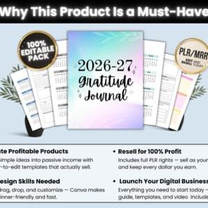 15,000+ Canva Templates Bundle PLR MRR – Editable Planners, Journals & Trackers
