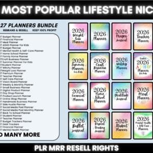 15,000+ Canva Templates Bundle PLR MRR – Editable Planners, Journals & Trackers