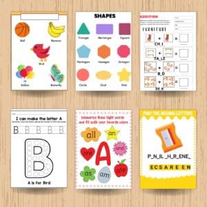35,500+ Educational Kids Resources Bundle PLR MRR – Printable Worksheets, Coloring Books & Learning Activities