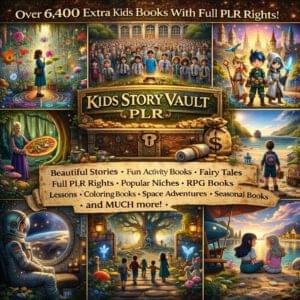 Kids Story Vault Pro Upgrade PLR MRR – 6,400 Kids Story Books Bundle