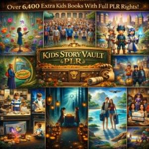 Kids Story Vault Pro Upgrade PLR MRR – 6,400 Kids Story Books Bundle