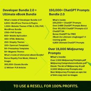 85M+ Ultimate Digital Products Bundle PLR MRR – Ready-To-Sell Digital Business Vault